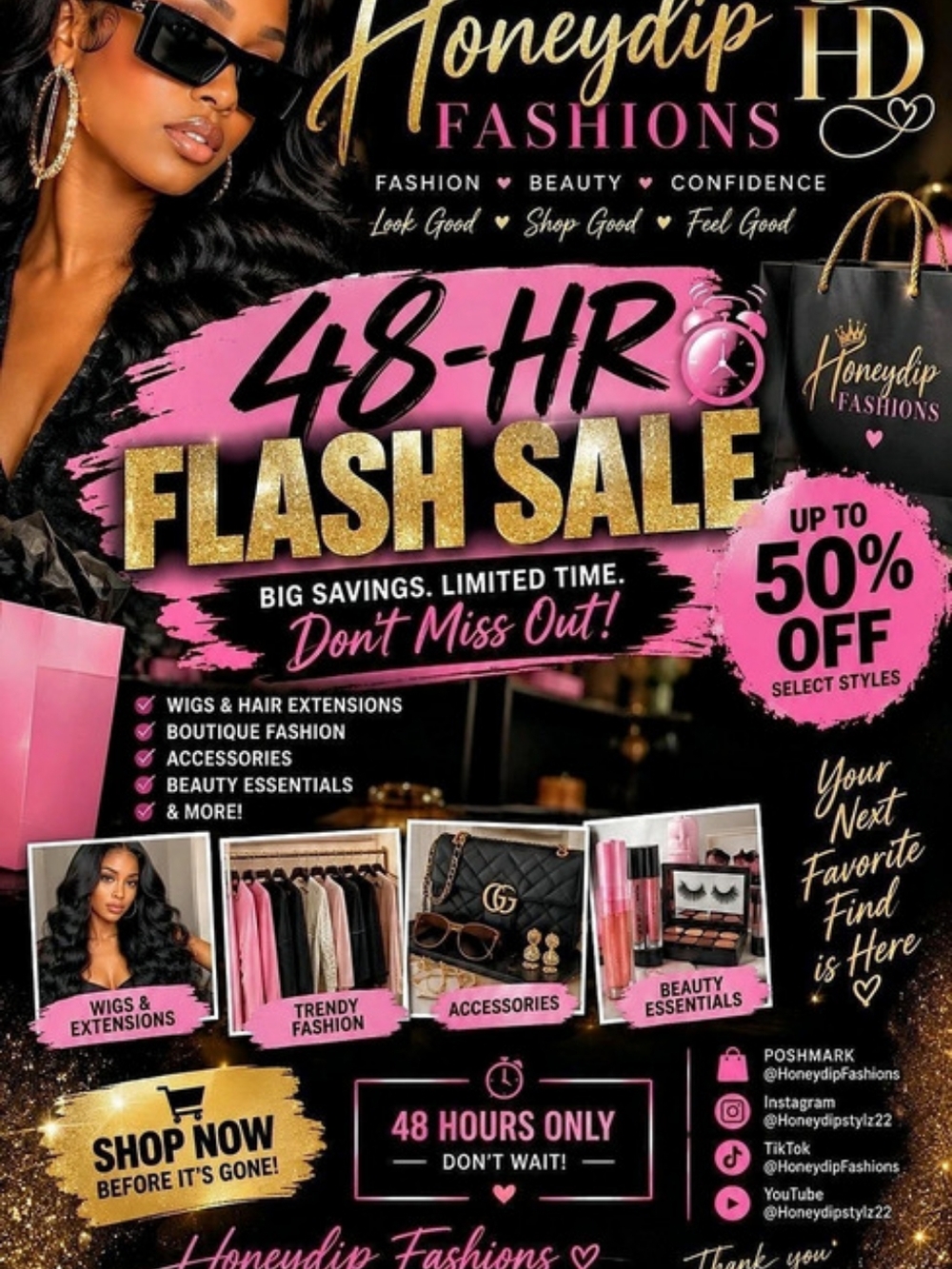 Honeydip Fashions Sale Flyer